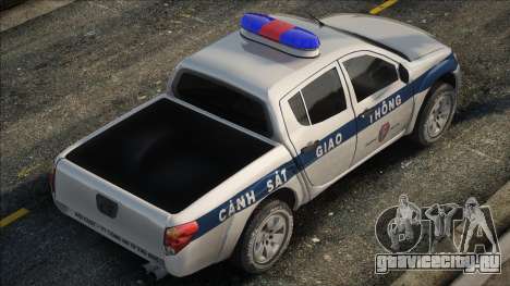 Mitsubishi L200 - Vietnam Traffic Police Pickup для GTA San Andreas