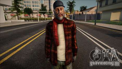 HD скин бомжа для GTA San Andreas