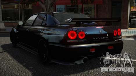 Nissan Skyline R34 Ledrom для GTA 4