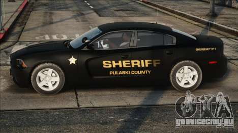 Arkansas State Pulaski County Sheriff Dodge Char для GTA San Andreas