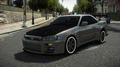 Nissan Skyline R34 Fasbo для GTA 4