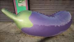 Eggplant Emoji Motorcycle для GTA San Andreas