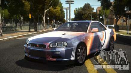 Nissan Skyline R34 Niohashi S13 для GTA 4