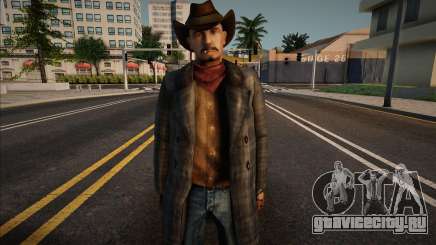 Hispanic Poko In a cowboy hat для GTA San Andreas