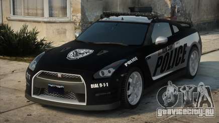 2012 Nissan GT-R R35 Black Edition Police для GTA San Andreas