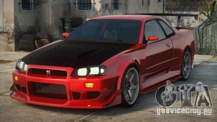 Nissan GTR R34 Sunline Racing для GTA San Andreas