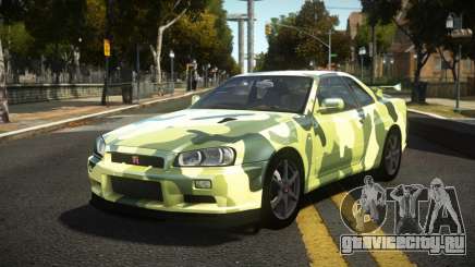 Nissan Skyline R34 Niohashi S2 для GTA 4