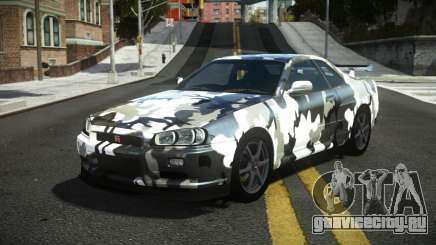 Nissan Skyline R34 Tufusa S12 для GTA 4