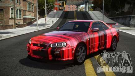 Nissan Skyline R34 Tufusa S4 для GTA 4