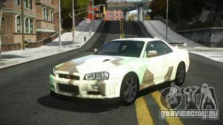 Nissan Skyline R34 Tufusa S14 для GTA 4