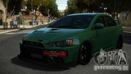 Mitsubishi Lancer Evo X Haneg для GTA 4