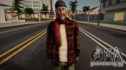 HD скин бомжа для GTA San Andreas