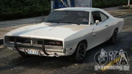 Dodge Charger RT White для GTA San Andreas