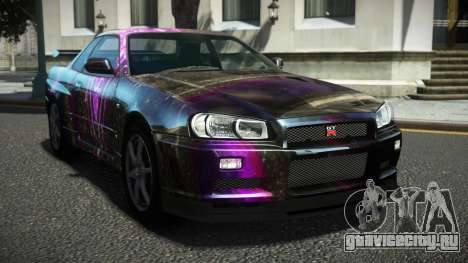 Nissan Skyline R34 Ralokshi S1 для GTA 4