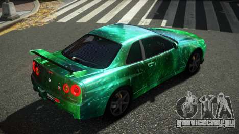 Nissan Skyline R34 Ralokshi S3 для GTA 4