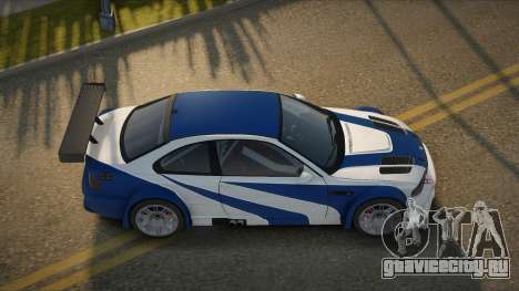 BMW M3 GTR Legends Edition 2006 для GTA San Andreas