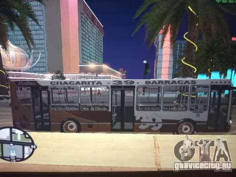 Colectivo Linea 39 для GTA San Andreas