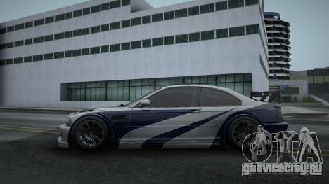 BMW M3 GTR (yucelhan) для GTA San Andreas