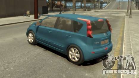 2009 Nissan Note E11 для GTA 4