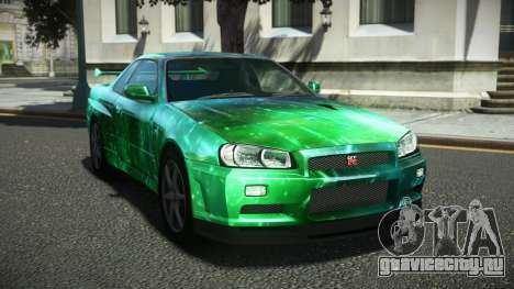 Nissan Skyline R34 Ralokshi S3 для GTA 4