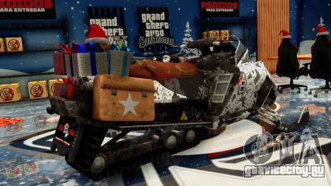 MOTO DE NEVE PARA NATAL для GTA San Andreas