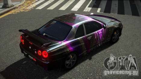 Nissan Skyline R34 Ralokshi S1 для GTA 4