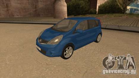 Nissan Note 2009-2012 [HQ] для GTA San Andreas