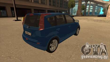 Nissan Note 2009-2012 [HQ] для GTA San Andreas