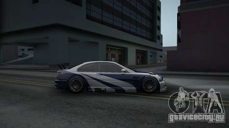 BMW M3 GTR (yucelhan) для GTA San Andreas