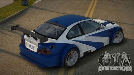 BMW M3 GTR Legends Edition 2006 для GTA San Andreas