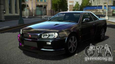 Nissan Skyline R34 Ralokshi S1 для GTA 4