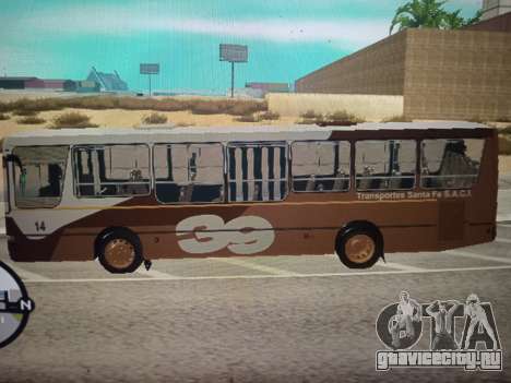Colectivo Linea 39 1998 для GTA San Andreas