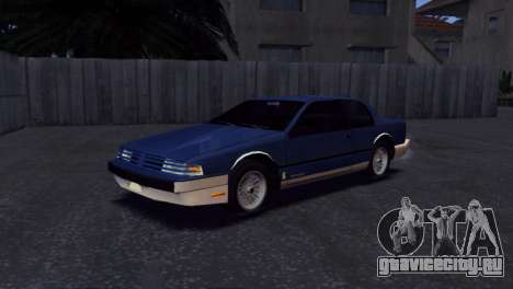 Classique Tyrant (87 Oldsmobile Toronado) для GTA San Andreas