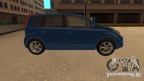 Nissan Note 2009-2012 [HQ] для GTA San Andreas