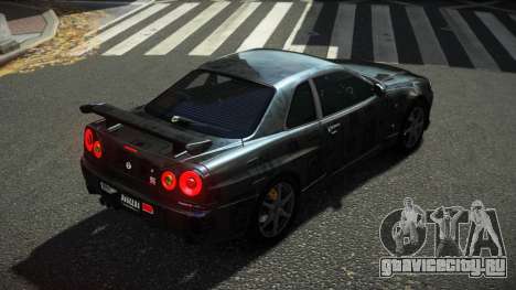 Nissan Skyline R34 Ralokshi S9 для GTA 4