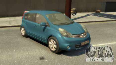 2009 Nissan Note E11 для GTA 4