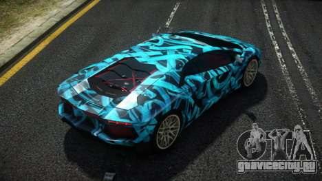 Lamborghini Aventador Uefars S2 для GTA 4