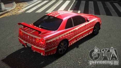 Nissan Skyline R34 Ralokshi S11 для GTA 4