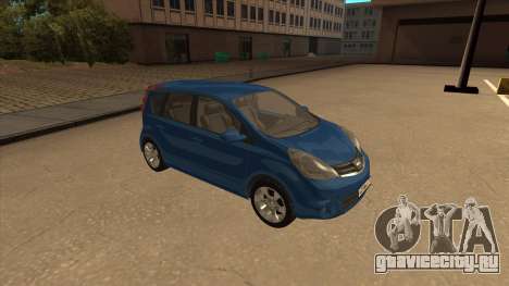 Nissan Note 2009-2012 [HQ] для GTA San Andreas