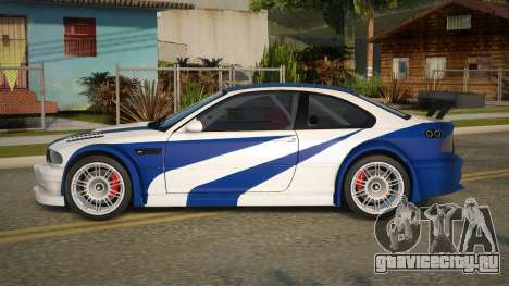 BMW M3 GTR Legends Edition 2006 для GTA San Andreas