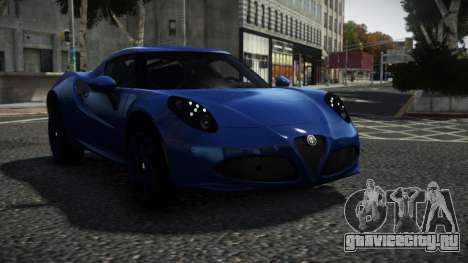 Alfa Romeo 4C Nalony для GTA 4