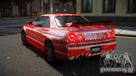 Nissan Skyline R34 Ralokshi S11 для GTA 4