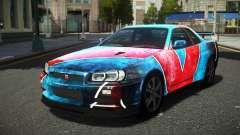 Nissan Skyline R34 Ralokshi S6 для GTA 4