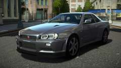 Nissan Skyline R34 Ralokshi для GTA 4