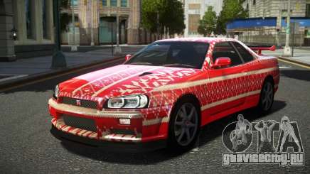 Nissan Skyline R34 Ralokshi S11 для GTA 4