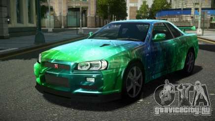 Nissan Skyline R34 Ralokshi S3 для GTA 4