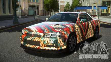 Nissan Skyline R34 Ralokshi S10 для GTA 4