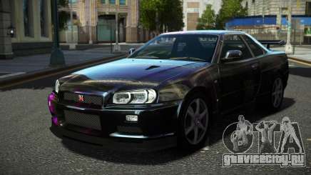 Nissan Skyline R34 Ralokshi S1 для GTA 4