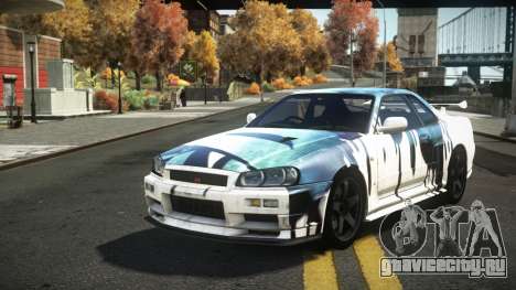 Nissan Skyline R34 Dezro S5 для GTA 4