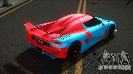 Koenigsegg Agera One Toshimy S3 для GTA 4